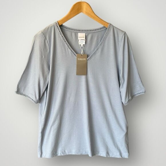 madeleine Tops - 5 for $45  New Madeleine Top Blouse Shirt Women Size 10 Blue